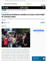 Las protestas feministas sacuden a la mayoría de la universidades de América Latina