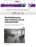 #UnDíaSinNosotras deja en silencio a una ya cimbrada UNAM